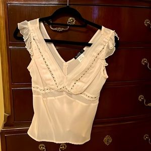 V neck Sleeveless Blouse